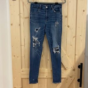 American Eagle Distressed Jeans Size 10
